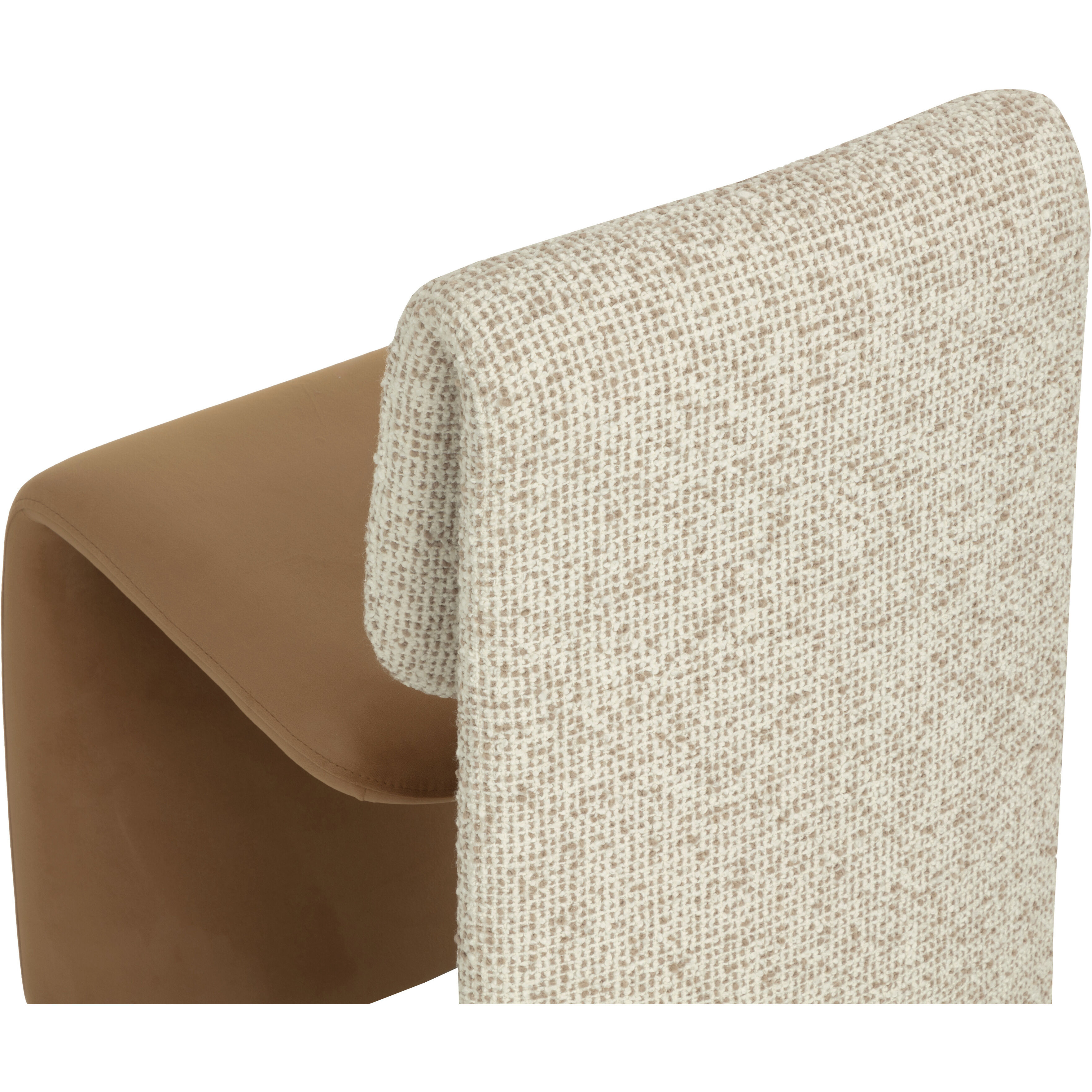 Dunnington Gold / Kona Camel / Noah Ecru Dining Chair